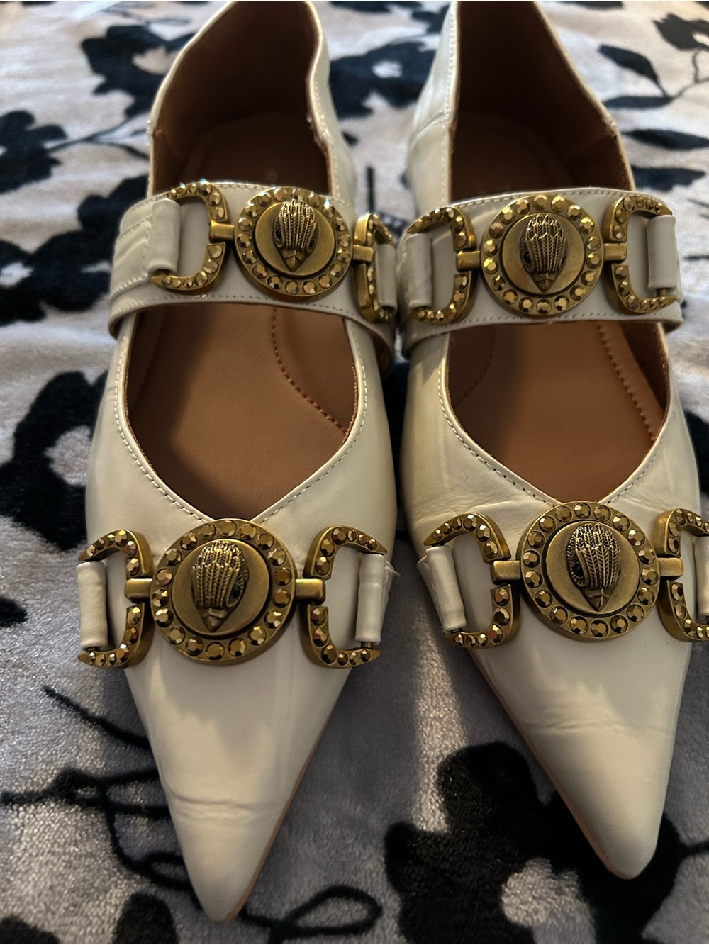 KURT GEIGER LONDON  MANSION POINT SLIP ON FLAT EU 36.5/ 39/ 41